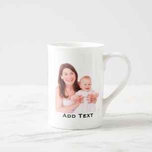 Custom Mum Photo Personalised Mother's Day Bone China Mug