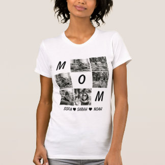 Custom Mum Photo Shirt: Personalised Mothers Day T-Shirt