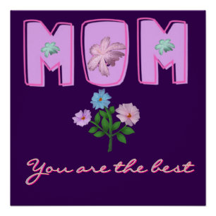 Custom Mum Typography Design, Poster