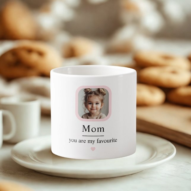 Custom Mum with Child’s Photo Gift Espresso Cup (Creator Uploaded)