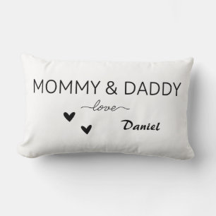 Custom Mummy & Daddy Love Pillow