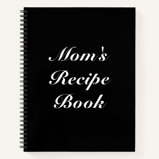 Custom Mum's Recipe Book Mother's day Birthday (Front)
