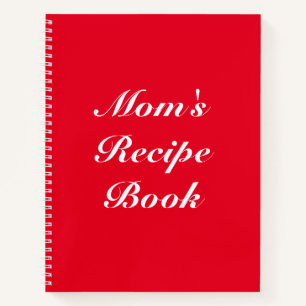 Custom Mum's Recipe Book Mother's day or Birthday