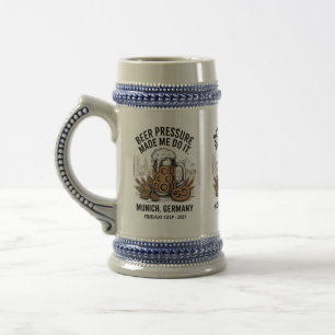 Custom Munich Oktoberfest Friends Trip Beer Stein
