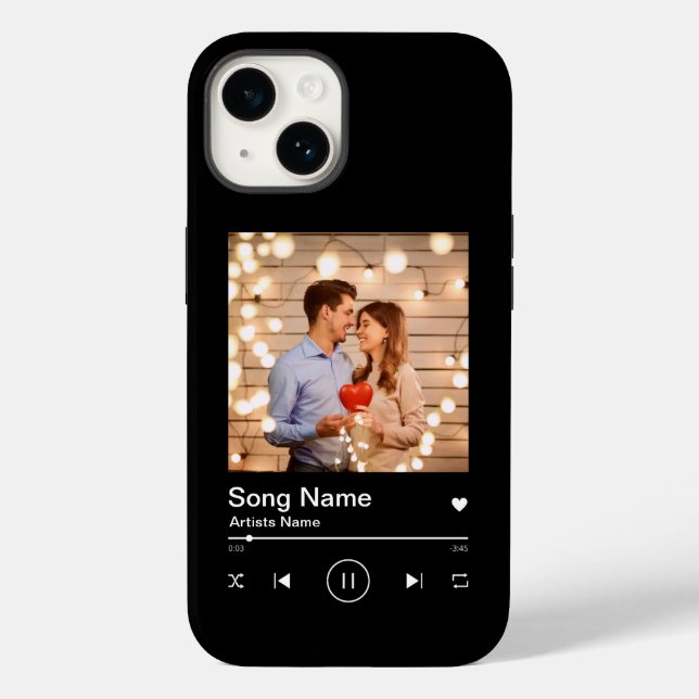Custom Music Player Song Cover Phone Case (Back)