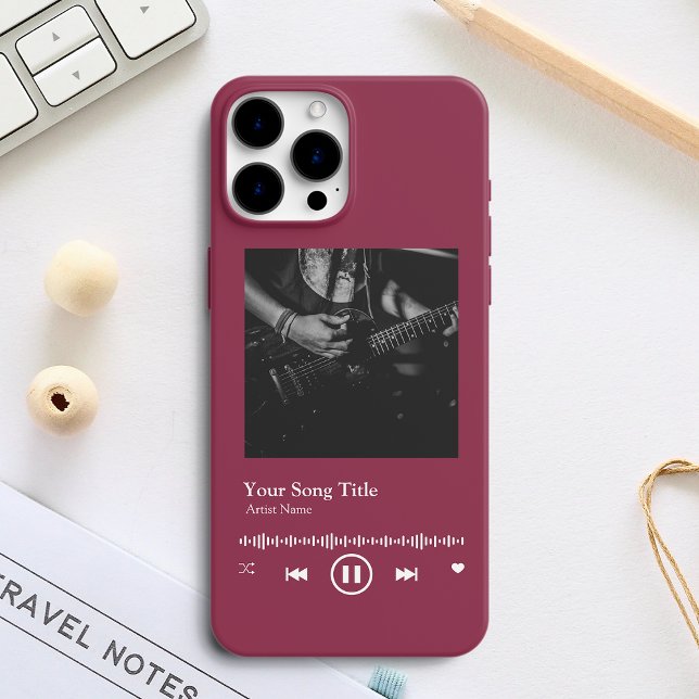 Custom Music Player Song Plaque Case-Mate iPhone Case (Creator Uploaded)