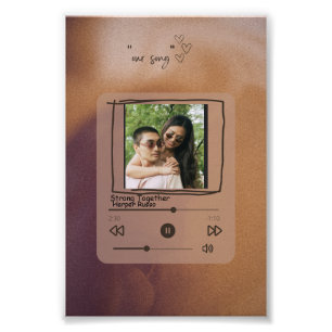 Custom Music Song Album Couple Photo