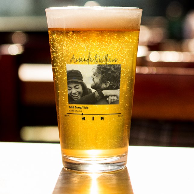 Custom Music & Song Photo Glass (Creator Uploaded)