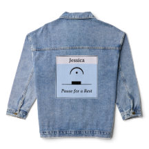 Custom Musical Pause Rest Humourous Music Pun Blue