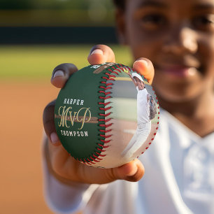Custom MVP Player Sports Photo Collage Keepsake Baseball