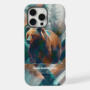 Custom : Mystic Forest Bear iPhone 15 ProMax Case