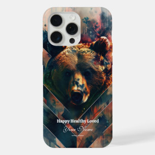 Custom : Mystic Forest Bear iPhone 15 ProMax Case