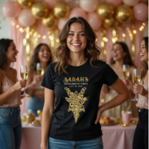Custom Mystic Gold Bachelorette  T-Shirt