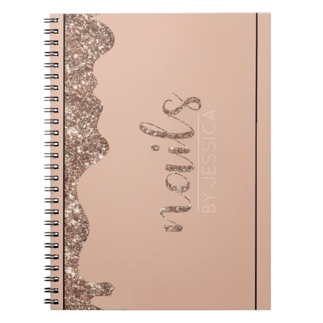 Custom Nail tech Appointment Notebook (Front)