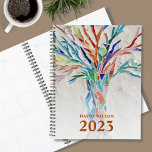 Custom Name 2023  Planner<br><div class="desc">This unique Planner is decorated with a brightly coloured mosaic tree. Customise it with your name and year. To edit further use the Design Tool to change the font, font size, or colour. Because we create our artwork you won't find this exact image from other designers. Original Mosaic © Michele...</div>
