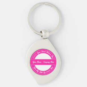 Custom Name Address Choose Font Colours Keychain