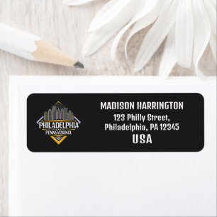 Custom Name & Address Philadelphia Pennsylvania