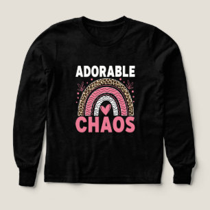 Custom Name Adorable Chaos Girls Shirt