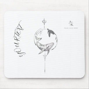 Custom Name Aesthetic Artwork Mouse Pad