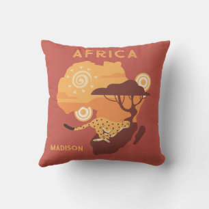 Custom Name Africa Cushion
