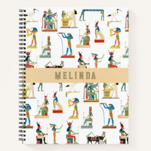 Custom Name Ancient Egypt Vintage Egyptian  Notebook