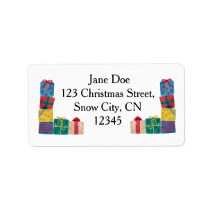 Custom Name and Address Gift Design Label