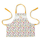 Custom Name and Cupcake Print Apron for Kids