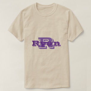 Custom Name And Initial Men's T-Shirts