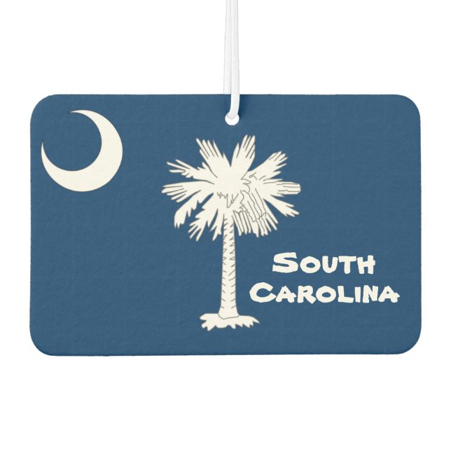 Custom Name and Personalised  Flag Car Air Freshener (Front)