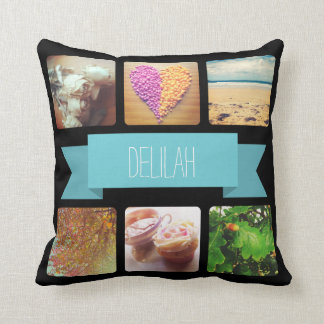 Custom Name and Photo Instagram Cushion