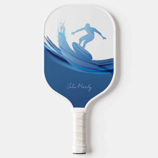 Custom Name and Text Chic Pickleball Paddle (Front)
