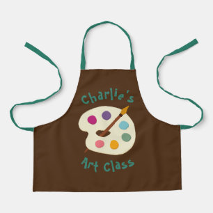 custom NAME Art class school Artist Apron