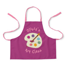 custom NAME Art class school Artist Apron
