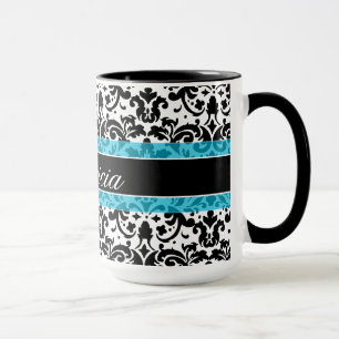 Custom name art design mug
