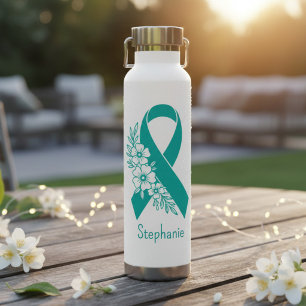 Custom Name Asthma Allergy Awareness Water Bottle