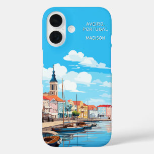 Custom Name Aveiro Portugal iPhone 16 Case