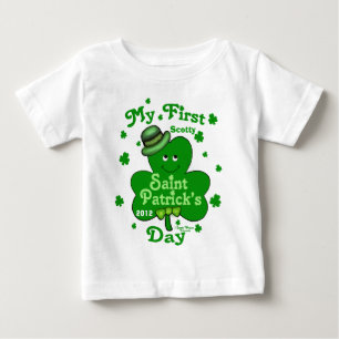 Custom Name Baby Boy's First St. Patrick's Day T-Shirt