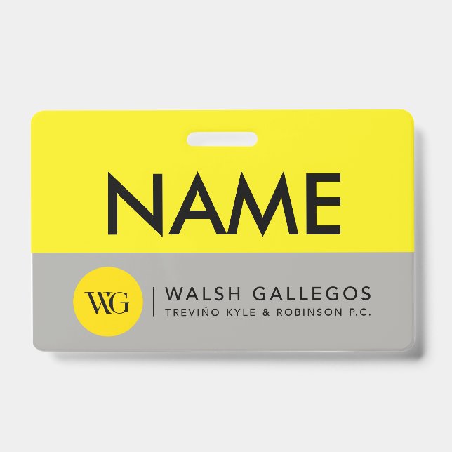 Custom Name Badge ID Badge (Front)