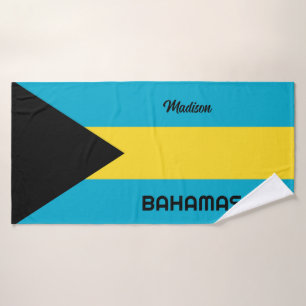 Custom Name Bahamas Bath Towel