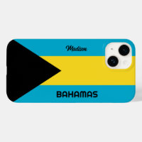 Custom Name Bahamas Flag