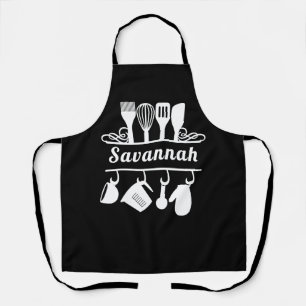 Custom Name Baking Cooking Cook Chef Kitchen Food Apron