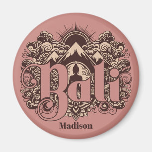 Custom Name Bali Magnet