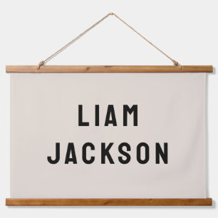 Custom Name Banner Personalised Nursery Wall Art