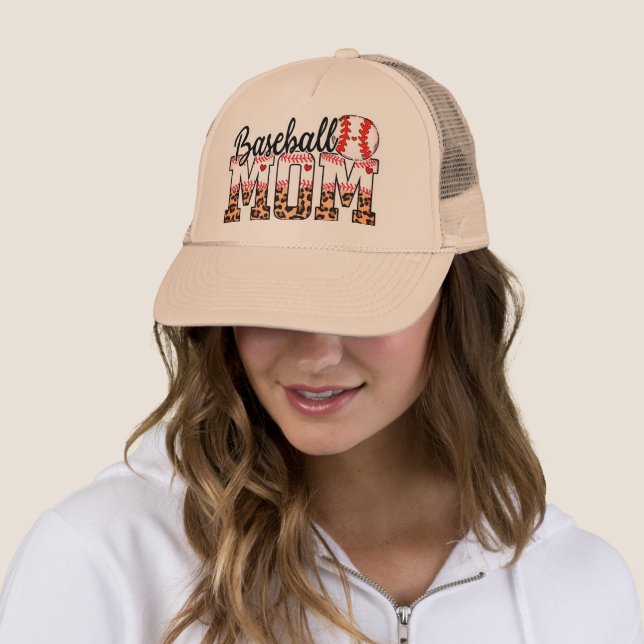 Custom Name Baseball Mum | Mother's Day Trucker Hat (In Situ)