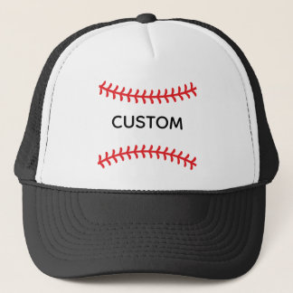 Custom Name Baseball Trucker Hat