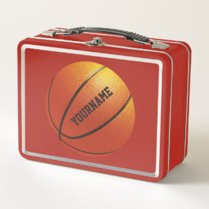 Custom Name Basketball lunch box