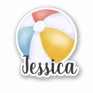 CUSTOM NAME BEACH BALL