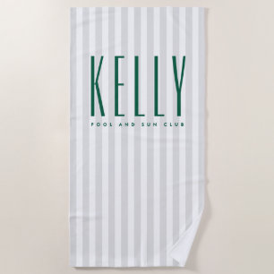 Custom Name Beach Towel - Resort