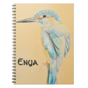 Custom Name Beautiful Bird Notebook