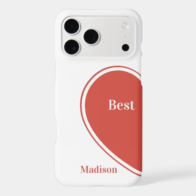 Custom Name Best Friends Heart 1/2 (Back)